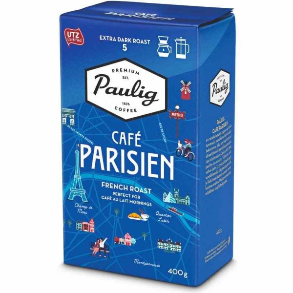 Experience the sophisticated blend of Paulig Café Parisien for a taste of French elegance at home. The perfect coffee indulgence!