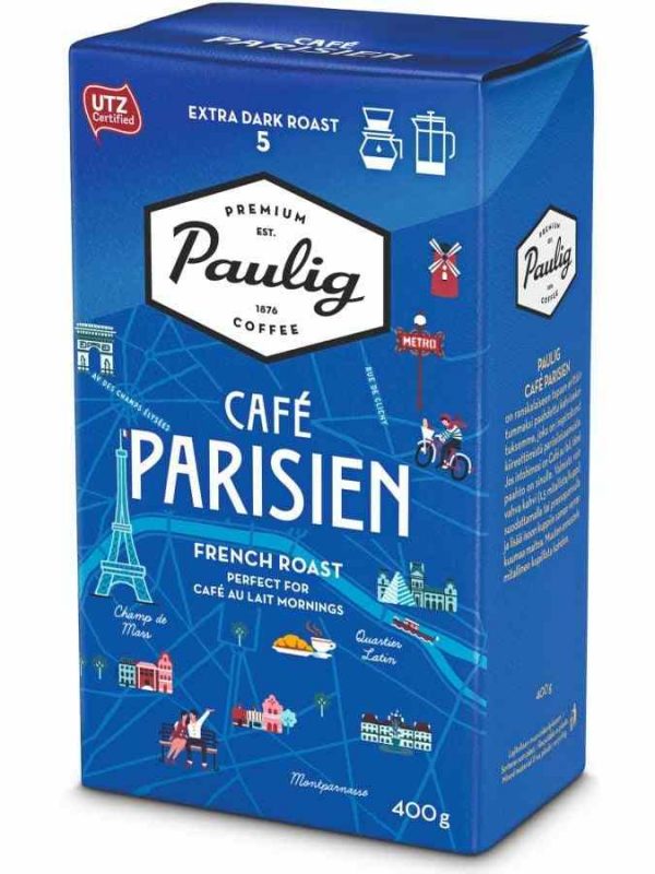 Experience the sophisticated blend of Paulig Café Parisien for a taste of French elegance at home. The perfect coffee indulgence!