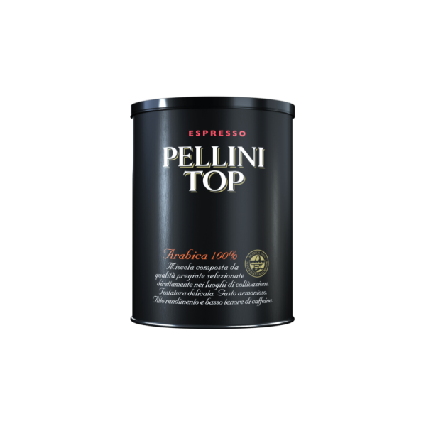 Pellini Top 100% Arabica 250 g Ground Coffee - Premium blend for rich, aromatic brews - Buy now for a delightful coffee experience!