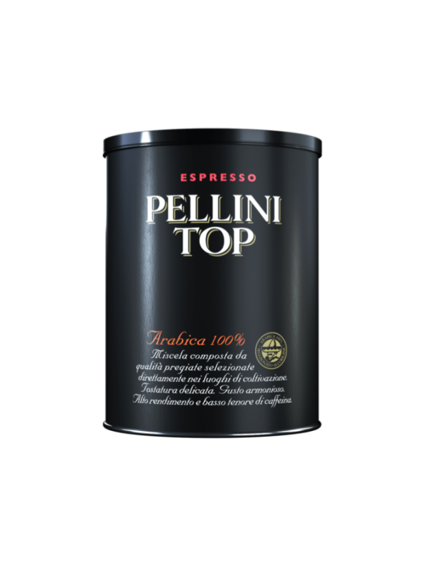 Pellini Top 100% Arabica 250 g Ground Coffee - Premium blend for rich, aromatic brews - Buy now for a delightful coffee experience!