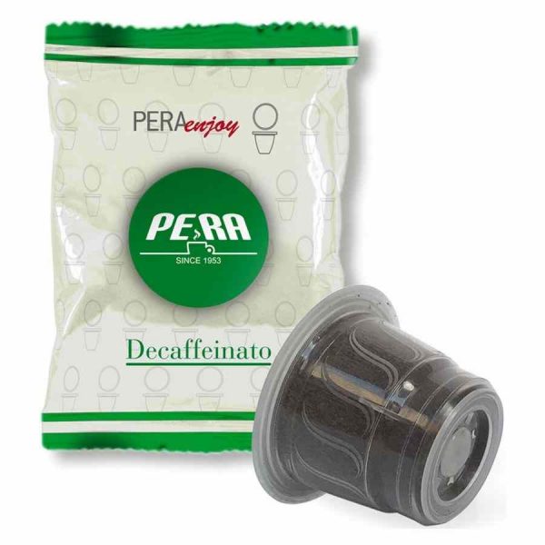 Indulge in luxury with Nespresso Pear Compatible Decaffeinated Coffee Capsules - Pack of 50 units, for a delightful and caffeine-free experience!