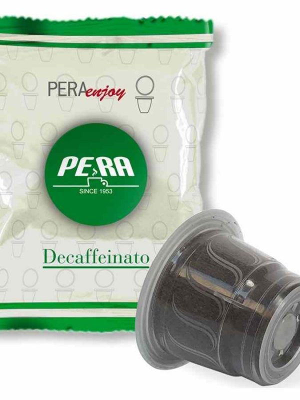 Indulge in luxury with Nespresso Pear Compatible Decaffeinated Coffee Capsules - Pack of 50 units, for a delightful and caffeine-free experience!