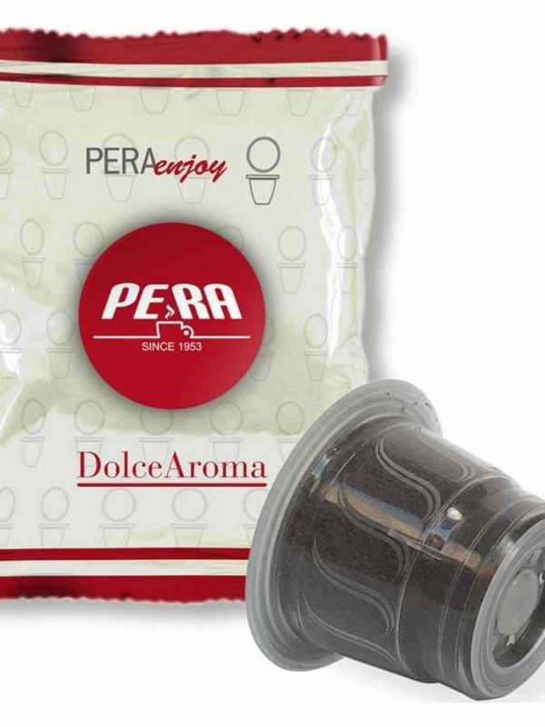 Indulge in luxury with Pear Dolce Aroma Coffee Capsule Compatible with Nespresso - 50 units for a premium coffee experience at home.