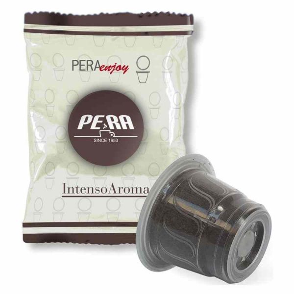 Indulge in Pear Intenso Nespresso Compatible Coffee Capsules - 50 Units, the perfect brew for your daily dose of luxury and energy.