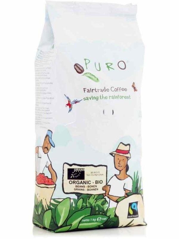 Premium 100% Organic Coffee Beans - 1 kg Bag | Deliciously Rich Aroma and Flavor | Ideal for Coffee Lovers | Sustainable and Eco-Friendly Choice