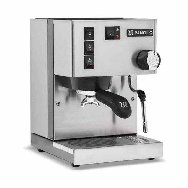 Enhance your coffee experience with the Rancilio Silvia E Espresso Coffee Machine Model V6 2020 - the perfect blend of style and function!