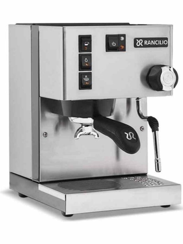 Enhance your coffee experience with the Rancilio Silvia E Espresso Coffee Machine Model V6 2020 - the perfect blend of style and function!
