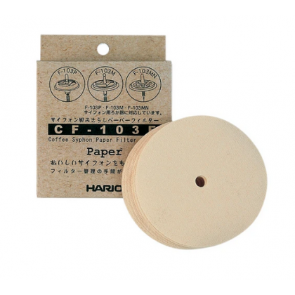 Premium Hario Sifon Paper Filter Replacement for Smooth Coffee Brewing - Pack of 100