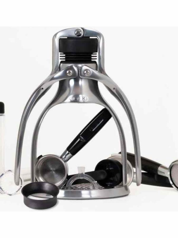 Experience barista-level coffee with ROK EspressoGC Manual Espresso Machine, Explorer Edition Package - elevate your coffee game today!