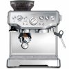 Experience barista-quality espresso at home with the Sage The Barista Express Espresso Machine in elegant silver finish.