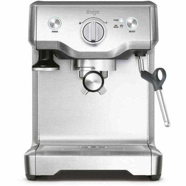 Experience barista-level perfection with the Sage Duo-Temp Pro Espresso Machine in elegant silver finish. Elevate your coffee game now!