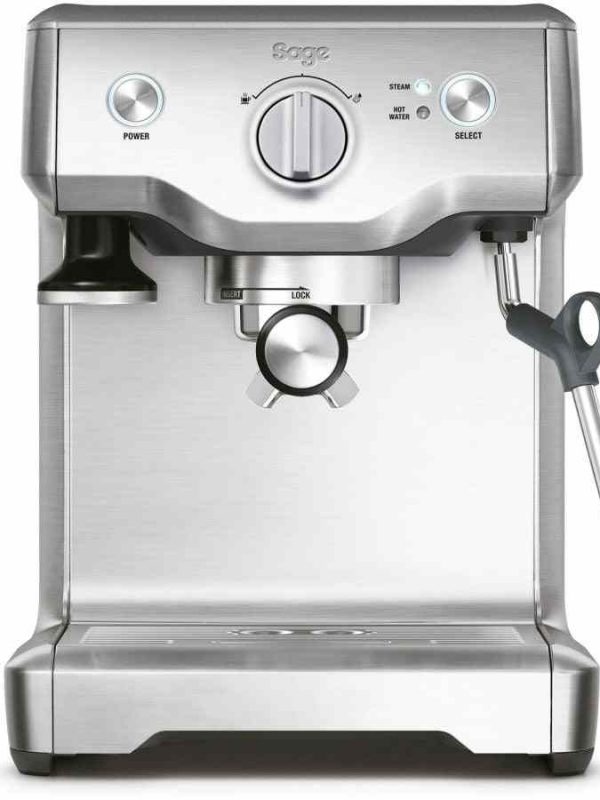 Experience barista-level perfection with the Sage Duo-Temp Pro Espresso Machine in elegant silver finish. Elevate your coffee game now!
