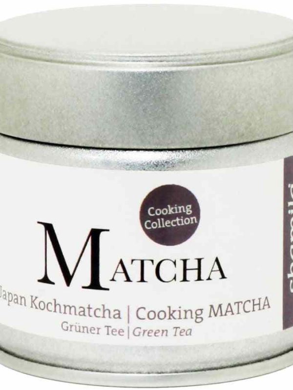 Authentic Shamila Japanese Cuisine Matcha Can 30g - Premium Green Tea Powder for Tea Lovers, 100% Pure and Ceremonial Grade