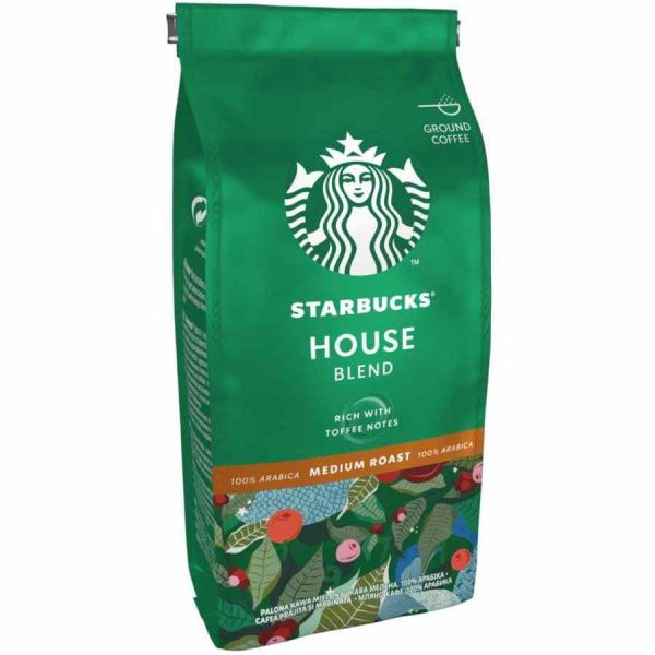 Delight in the rich aroma of Starbucks House Blend 200g ground coffee - a premium blend for coffee enthusiasts. Buy now for a special treat!