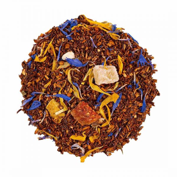 Experience the refreshing taste of Summer Miracle Rooibos tea - a top-quality blend of pure joy for ultimate relaxation and enjoyment!
