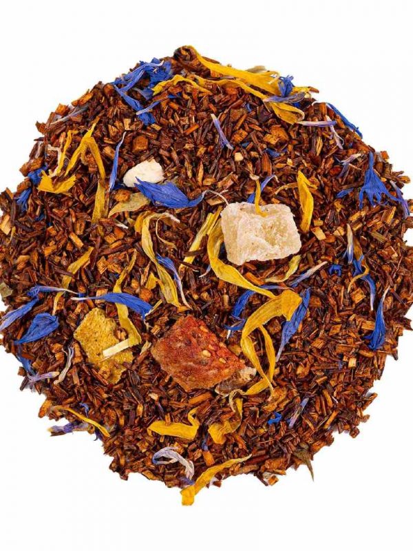Experience the refreshing taste of Summer Miracle Rooibos tea - a top-quality blend of pure joy for ultimate relaxation and enjoyment!