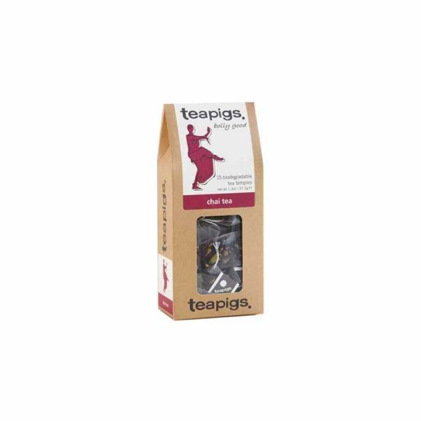 Indulge in the aromatic blend of Teapigs Chai Tea Bags, a premium choice for tea lovers looking for a spicy and unique flavor experience.