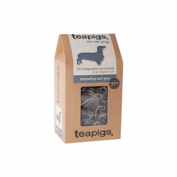 Premium Teapigs Darjeeling Earl Gray Tea Bags - Luxurious blend of fine Darjeeling tea with aromatic bergamot. Perfect for tea lovers!