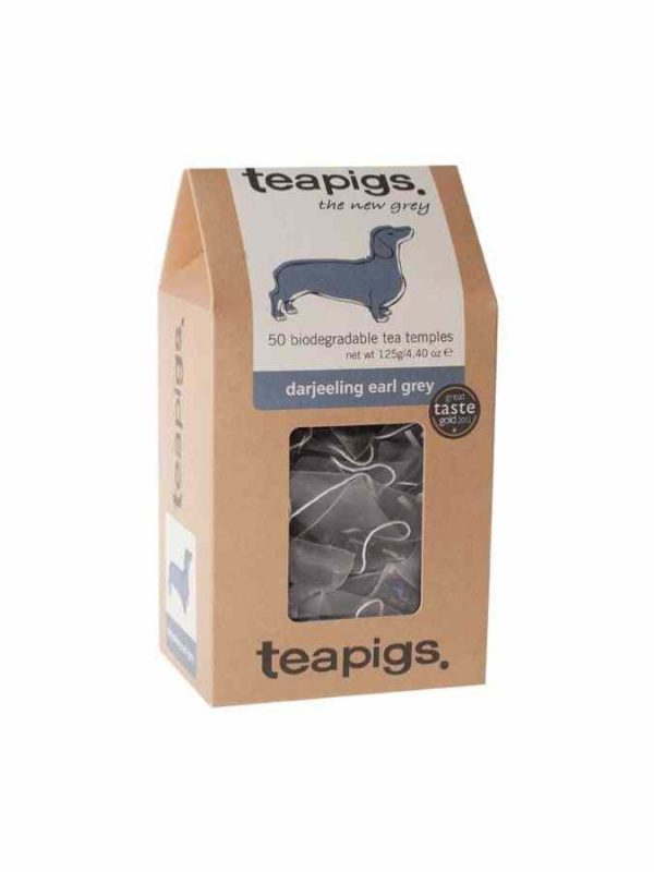 Premium Teapigs Darjeeling Earl Gray Tea Bags - Luxurious blend of fine Darjeeling tea with aromatic bergamot. Perfect for tea lovers!
