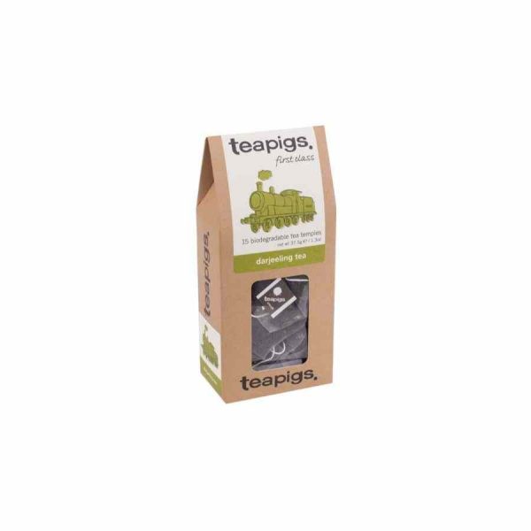 Indulge in the exquisite flavor of Teapigs Darjeeling Tea with 15 tea bags - a premium blend of fine teas from India.