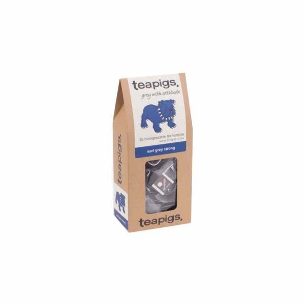 Indulge in the bold flavor of Earl Grey Teapigs Strong Tea Bags - premium tea for a rich and robust tea experience. Energize your day with every sip!