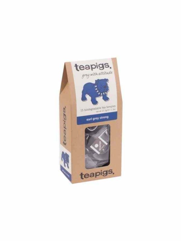 Indulge in the bold flavor of Earl Grey Teapigs Strong Tea Bags - premium tea for a rich and robust tea experience. Energize your day with every sip!