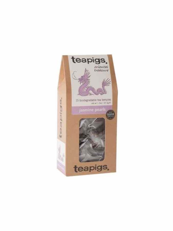 Premium Teapigs Jasmine Pearls 15 Tea Bags for a delightful and refreshing tea experience