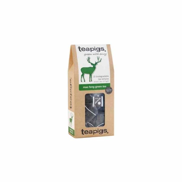 Premium Teapigs Mao Feng Green Tea Bags - Exceptional quality and flavor in convenient tea bags for a delightful tea experience.