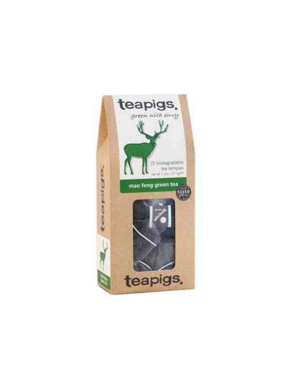 Premium Teapigs Mao Feng Green Tea Bags - Exceptional quality and flavor in convenient tea bags for a delightful tea experience.