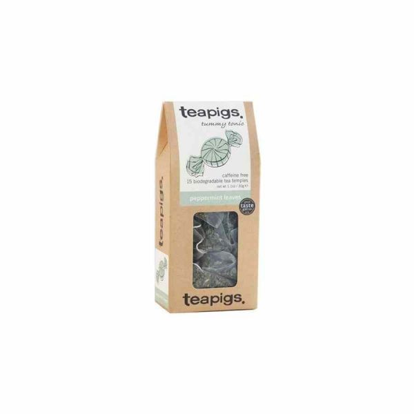 Organic Teapigs Peppermint Herbal Tea Bags - Refreshing and Soothing Brew for Tea Lovers - Buy Online for a Relaxing Cuppa