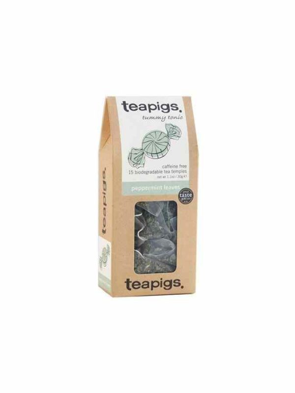 Organic Teapigs Peppermint Herbal Tea Bags - Refreshing and Soothing Brew for Tea Lovers - Buy Online for a Relaxing Cuppa
