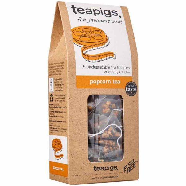 Indulge in Teapigs Tea Popcorn with 15 Tea Bags - A delightful blend for tea lovers seeking a unique twist. Order yours online today!