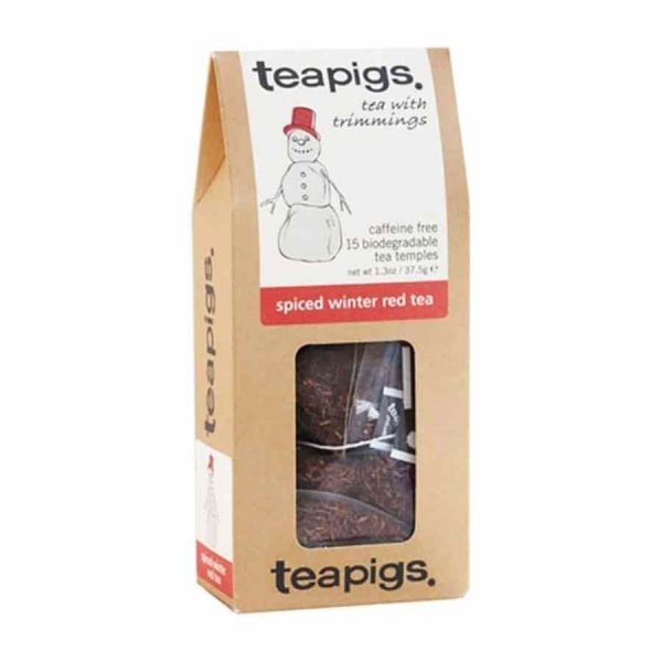 Teapigs Spiced Red Winter Tea: 15 Tea Bags - Warm up with this aromatic blend of winter spices in every sip. Perfect for cozy evenings.
