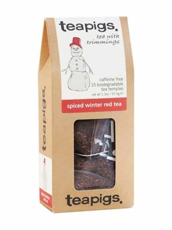 Teapigs Spiced Red Winter Tea: 15 Tea Bags - Warm up with this aromatic blend of winter spices in every sip. Perfect for cozy evenings.