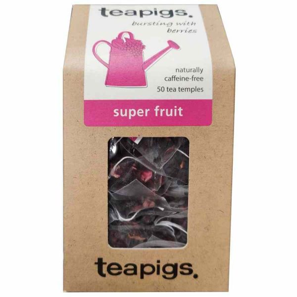 Teapigs Super Fruit Tea Bags: Experience a burst of fruity flavors with these premium tea bags. Ideal for uplifting your day with antioxidants!