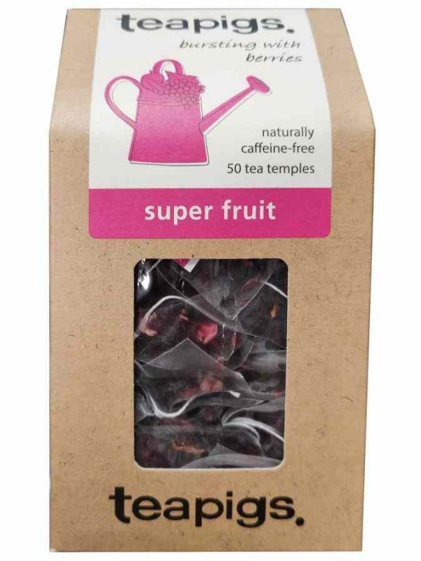 Teapigs Super Fruit Tea Bags: Experience a burst of fruity flavors with these premium tea bags. Ideal for uplifting your day with antioxidants!