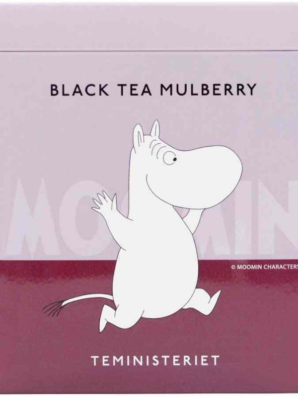 Premium Teministeriet Moomin Black Tea Mulberry Loose Tea 100g - Exquisite blend of black tea infused with sweet mulberry flavors for a delightful brew