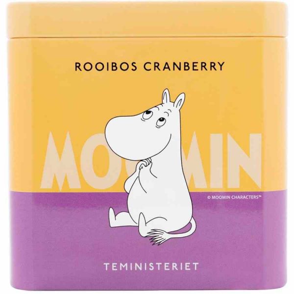 Teministeriet Moomin Rooibos Loose Cranberry Tea 100 g - Premium blend of South African Rooibos infused with tart cranberry notes for a delightful brew