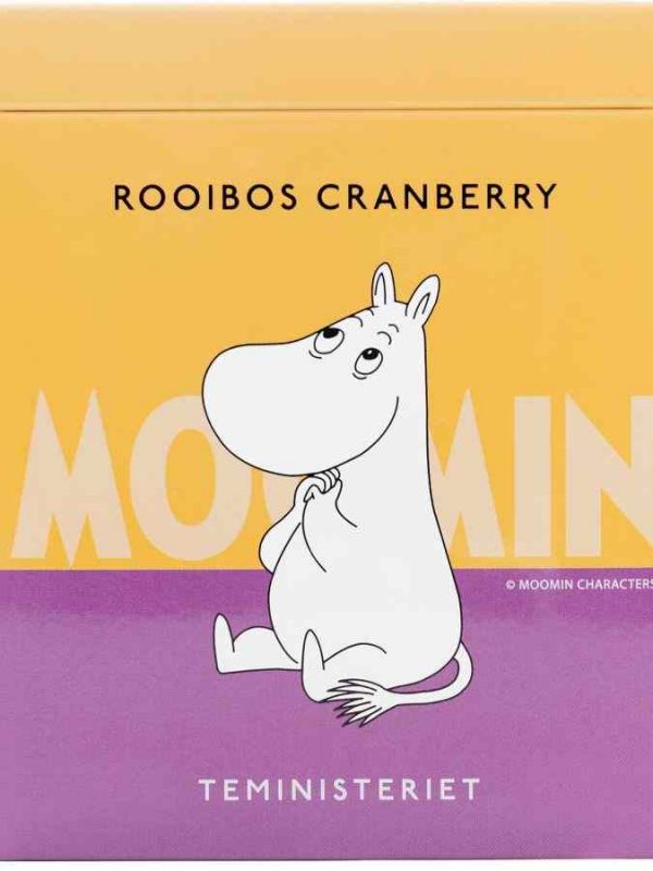 Teministeriet Moomin Rooibos Loose Cranberry Tea 100 g - Premium blend of South African Rooibos infused with tart cranberry notes for a delightful brew