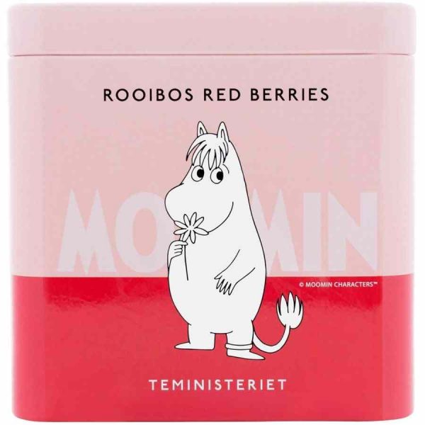 Premium Teministeriet Moomin Rooibos Red Fruit Loose Tea 100g - Delicious blend of red fruit infused with rich rooibos, perfect for tea lovers