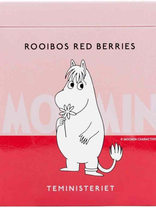 Premium Teministeriet Moomin Rooibos Red Fruit Loose Tea 100g - Delicious blend of red fruit infused with rich rooibos, perfect for tea lovers