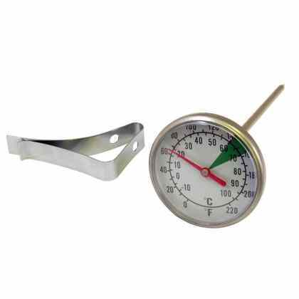 Precision Motta Clip Thermometer for Accurate Temperature Readings - Essential Tool for Home Baristas and Coffee Lovers