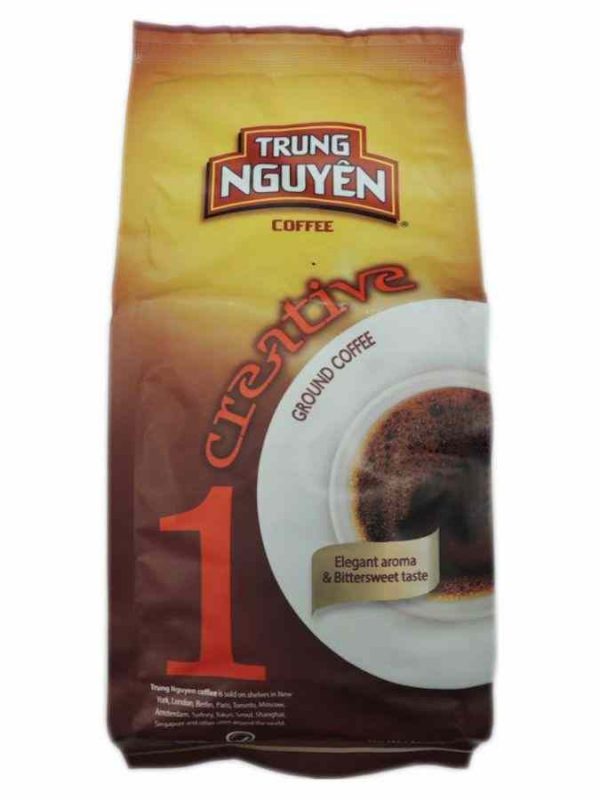 Trung Nguyen Creative 1 Ground Vietnamese Coffee 250g - Bold and authentic Vietnamese coffee blend for a flavorful morning brew.