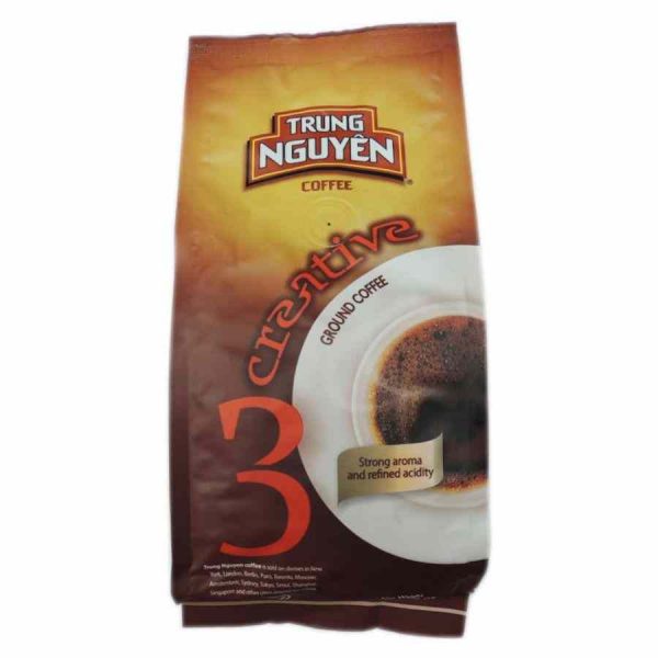 Authentic Trung Nguyen Creative 3 Ground Vietnamese Coffee 250g - Rich Flavor and Aroma, Perfect for Coffee Lovers - Buy Online Now!