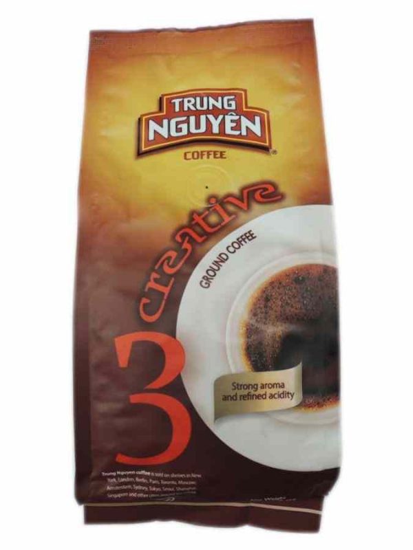 Authentic Trung Nguyen Creative 3 Ground Vietnamese Coffee 250g - Rich Flavor and Aroma, Perfect for Coffee Lovers - Buy Online Now!