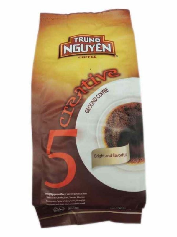 Premium Trung Nguyen Creative 5 Ground Vietnamese Coffee 250g - Authentic Vietnamese blend for a rich and aromatic coffee experience