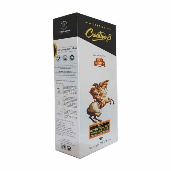 Delightful Trung Nguyen Creative 8 ground Vietnamese coffee 250 g - Rich aroma and authentic taste - Buy now for a flavorful experience!