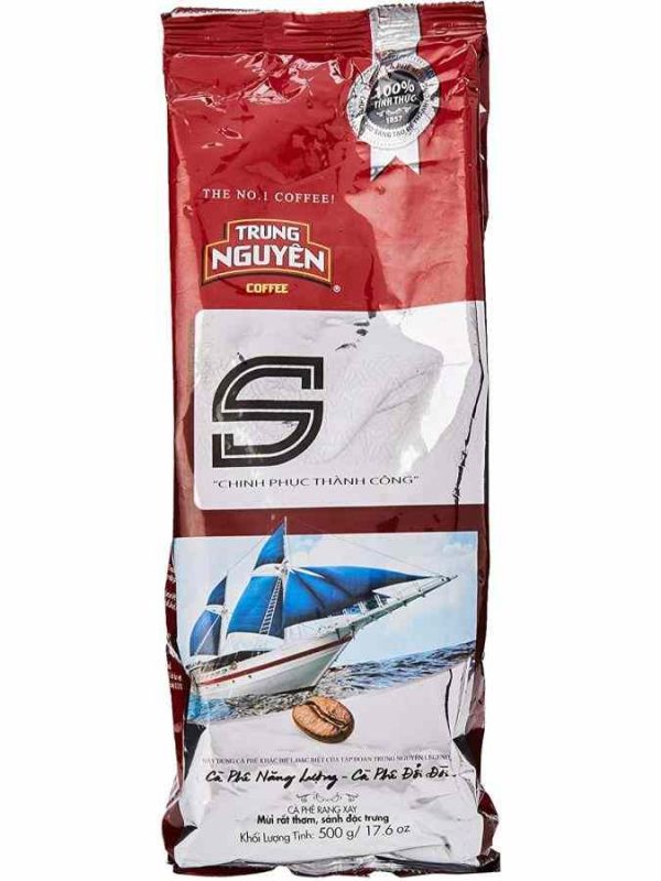 Premium 500g Trung Nguyen S Blend Conqueror Ground Vietnamese Coffee, Rich Aroma and Bold Flavor, Perfect for Coffee Enthusiasts!
