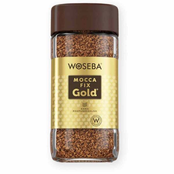 Indulge in the rich flavor of Woseba Mocca Fix Gold Instant Coffee 100g. Enjoy premium quality coffee at your fingertips - buy now!