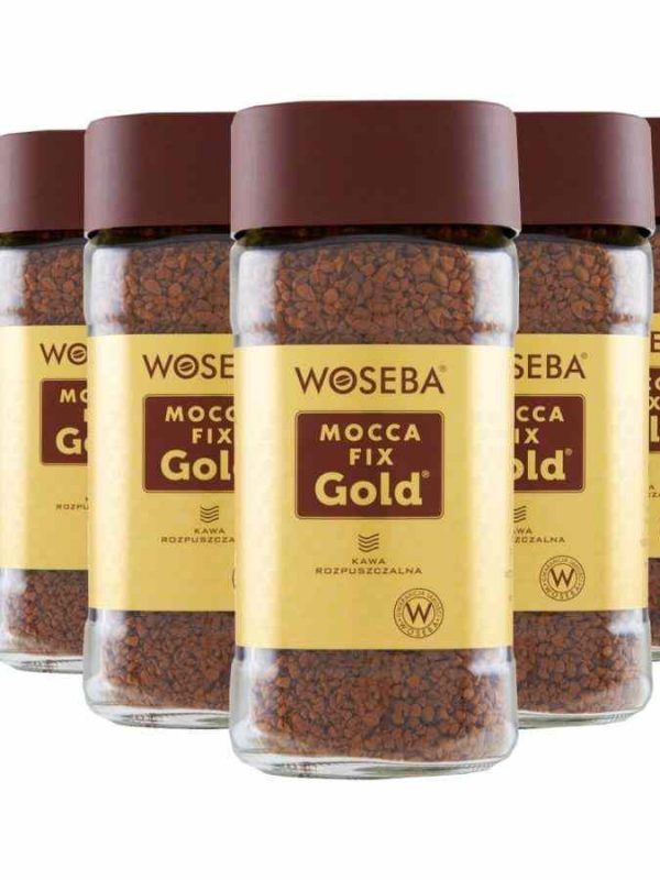Experience premium taste with Woseba Mocca Fix Gold Instant Coffee 6 x 100g. Indulge in rich flavors and convenience with every sip. Buy now!